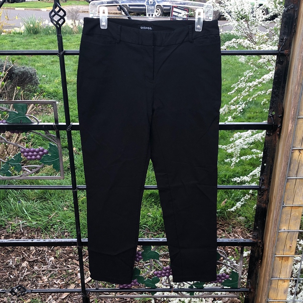 George black rayon blend dress/work pants size 10